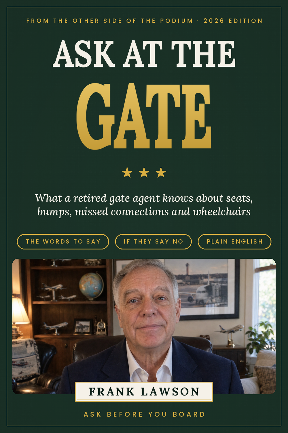 Ask at the Gate by Frank Lawson, cover.